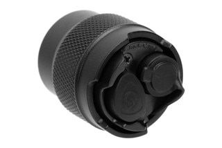 Streamlight Jack Cap Tail Cap for ProTac HL-X flashlights has a black anodized finish.